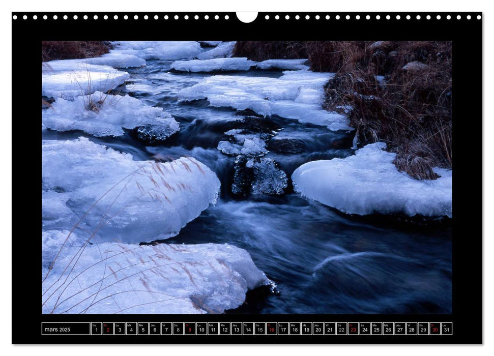 Photographies de Montagne (CALVENDO Calendrier mensuel 2025)