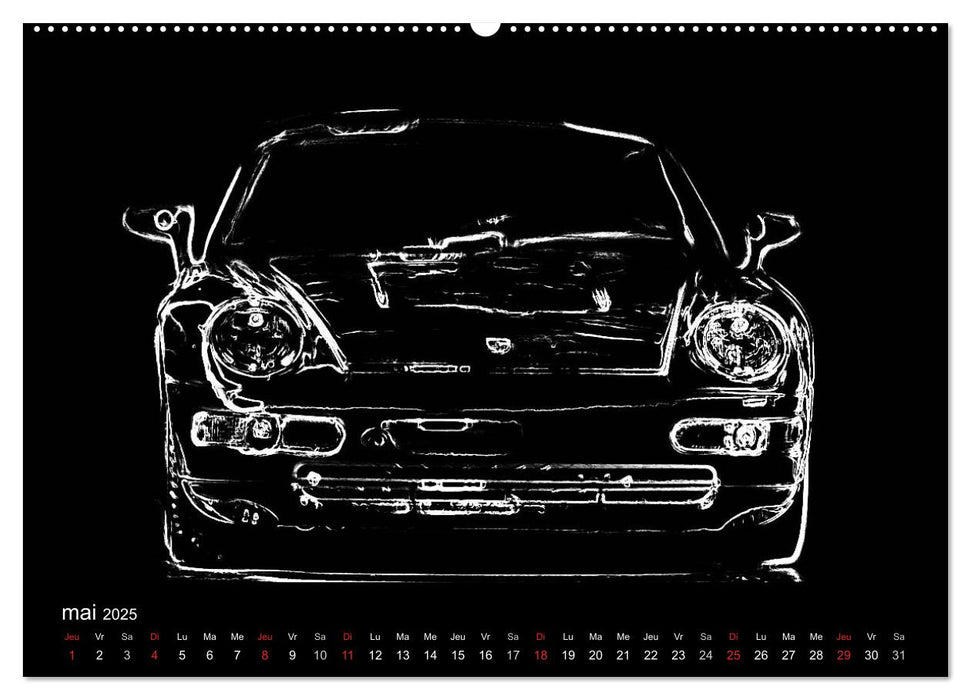 911 Lignes (CALVENDO Calendrier supérieur 2025)