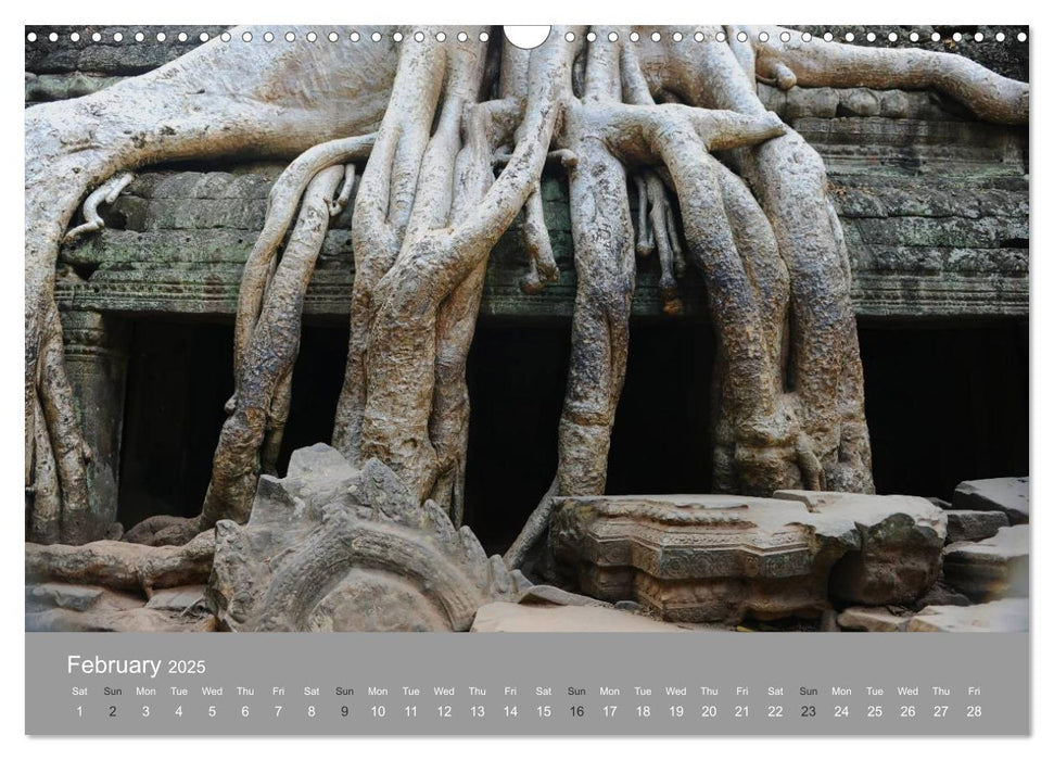 Angkor petrified giants (CALVENDO Monthly Calendar 2025)