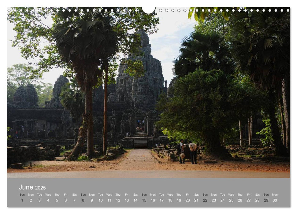 Angkor petrified giants (CALVENDO Monthly Calendar 2025)