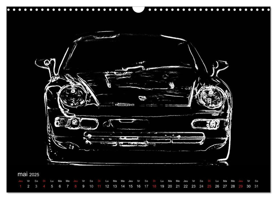 911 Lignes (CALVENDO Calendrier mensuel 2025)