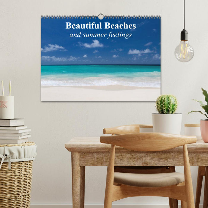 Beautiful Beaches and summer feelings (CALVENDO Monthly Calendar 2025)