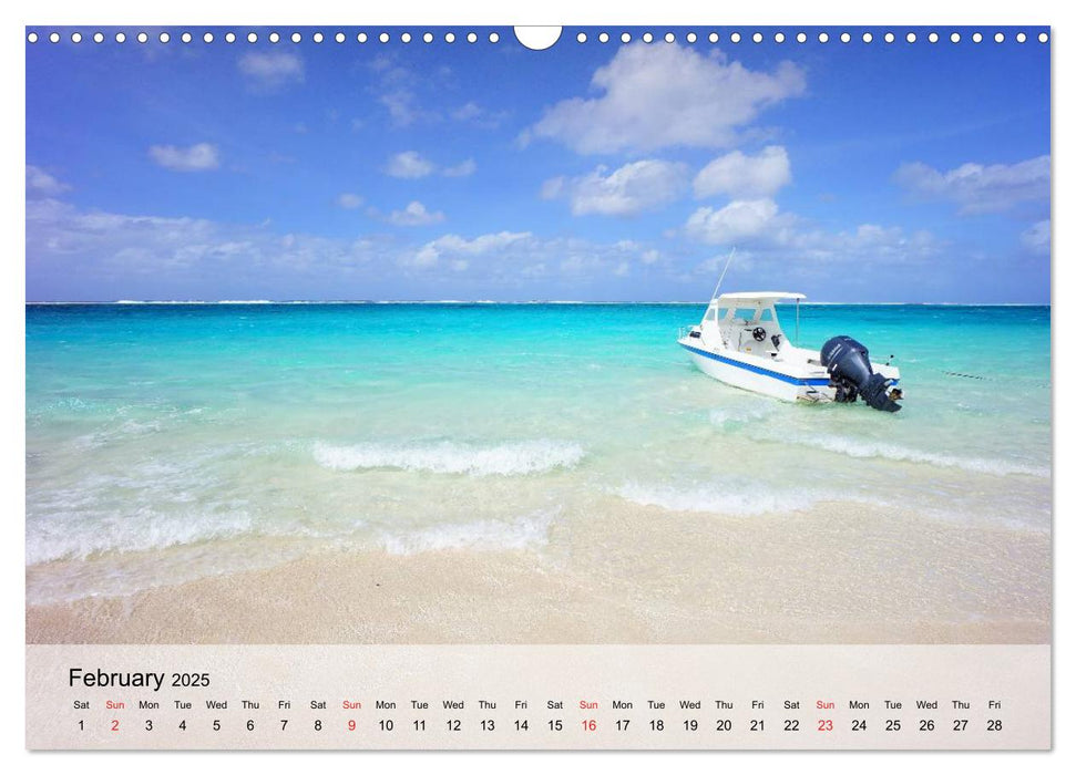 Beautiful Beaches and summer feelings (CALVENDO Monthly Calendar 2025)