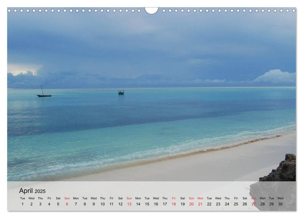 Beautiful Beaches and summer feelings (CALVENDO Monthly Calendar 2025)