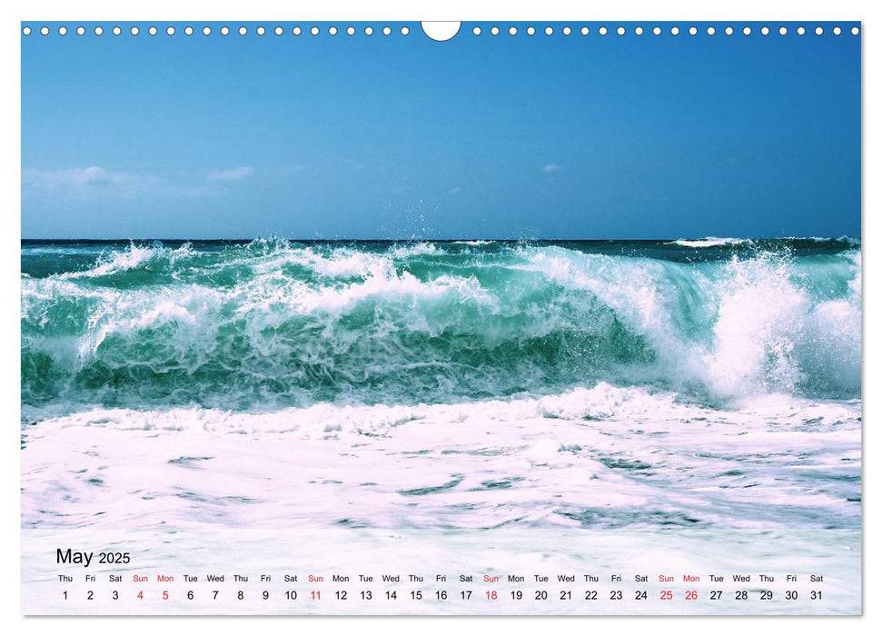 Beautiful Beaches and summer feelings (CALVENDO Monthly Calendar 2025)