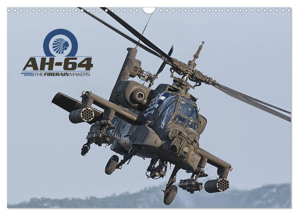 Hellenic Army AH-64 (CALVENDO Monthly Calendar 2025)