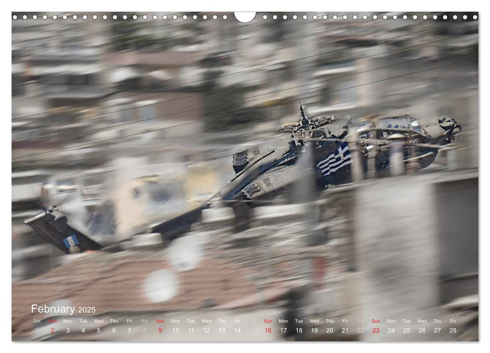 Hellenic Army AH-64 (CALVENDO Monthly Calendar 2025)