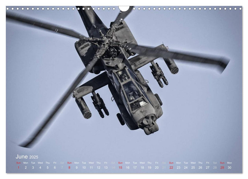 Hellenic Army AH-64 (CALVENDO Monthly Calendar 2025)