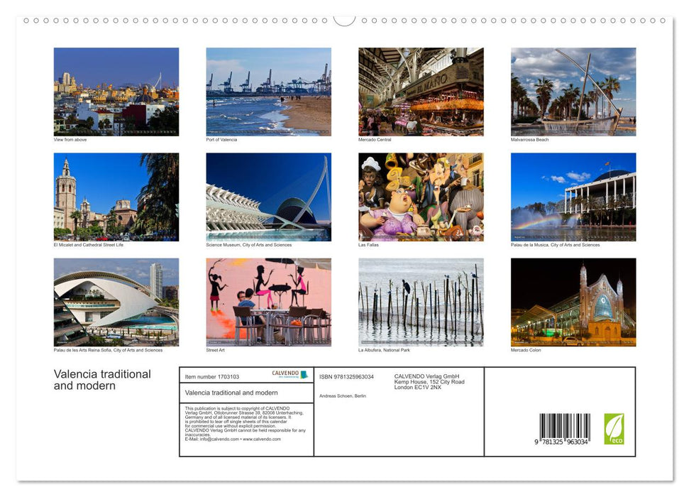 Valencia traditional and modern (CALVENDO Premium-Calendar 2025)