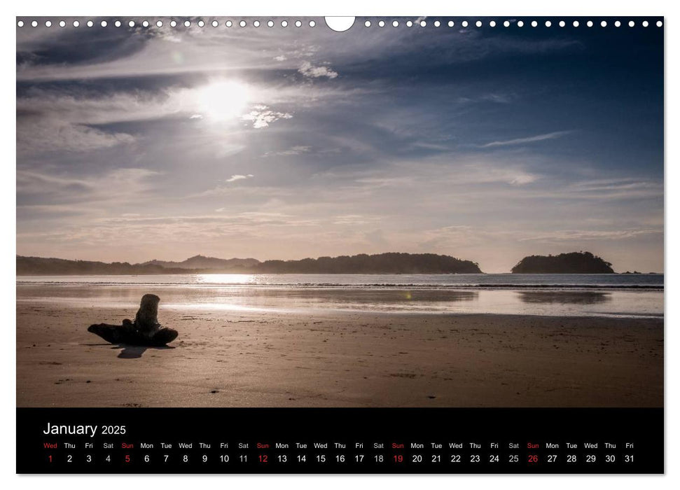 Costa Rica Colours and Light (CALVENDO Monthly Calendar 2025)