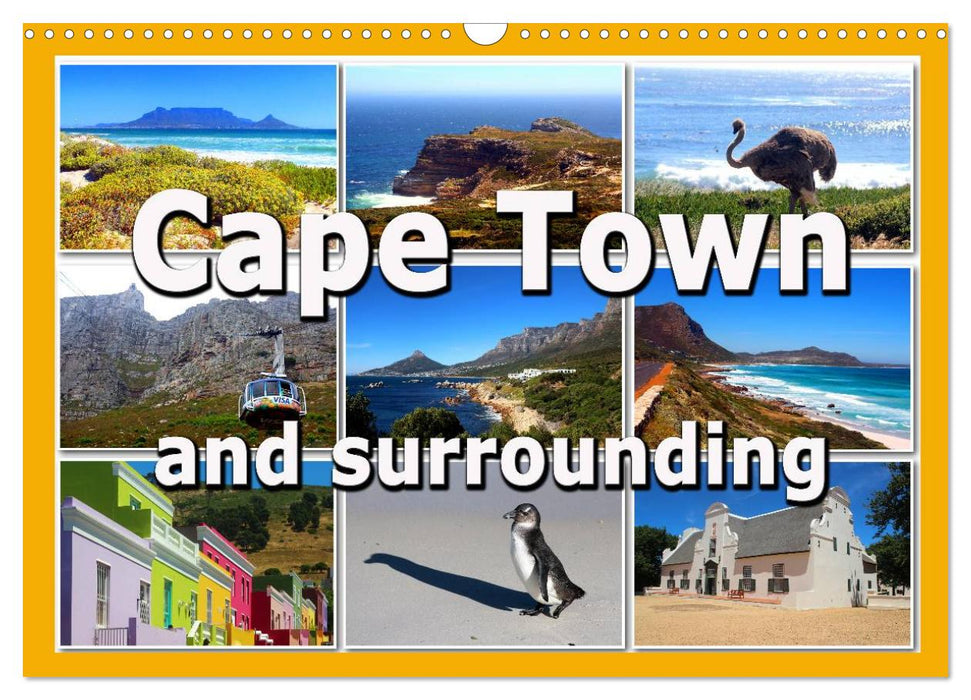 Cape Town and surrounding (CALVENDO Monthly Calendar 2025)