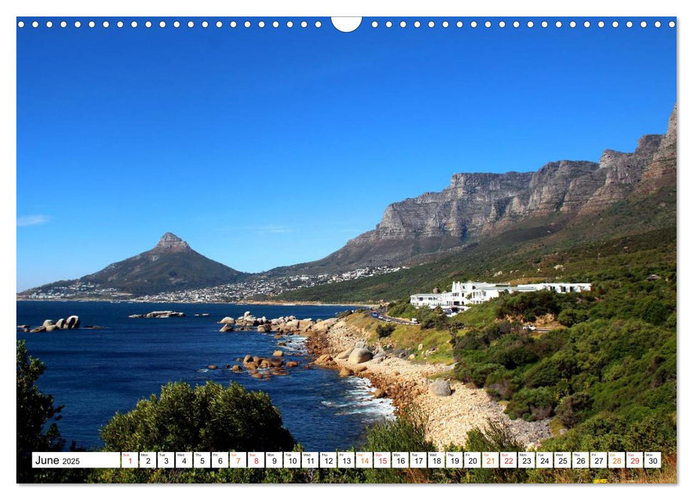 Cape Town and surrounding (CALVENDO Monthly Calendar 2025)