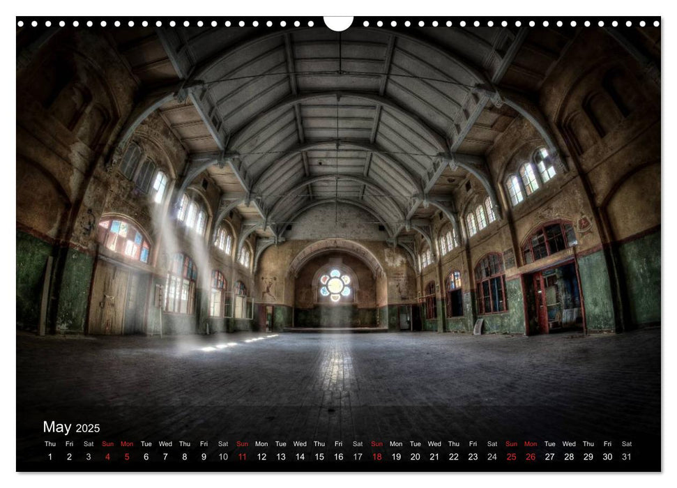 Lost Places HDR Beelitz II (CALVENDO Monthly Calendar 2025)