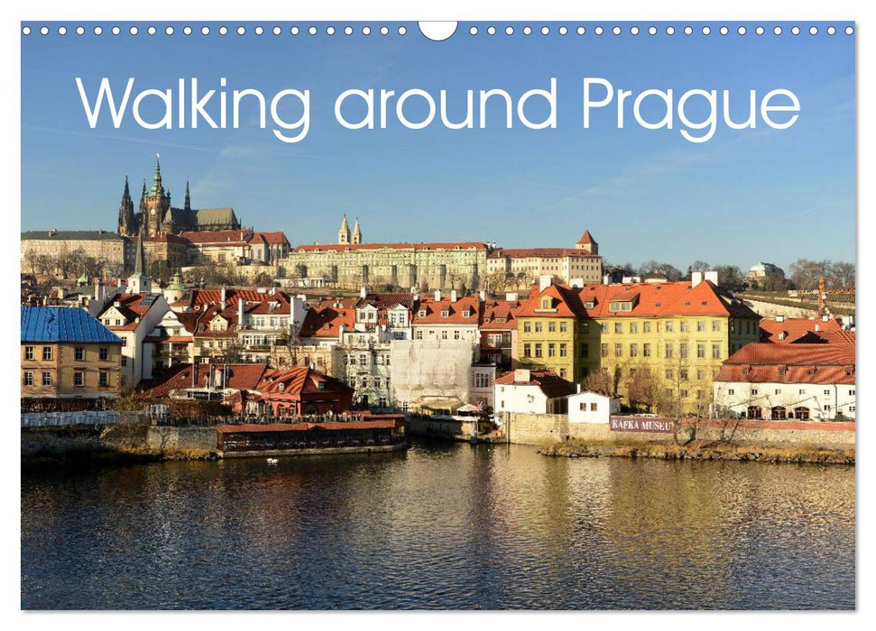 Walking around Prague (CALVENDO Monthly Calendar 2025)