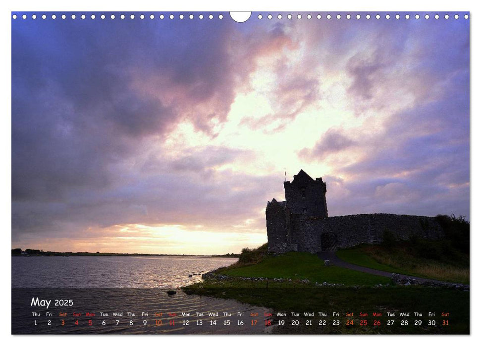 Irish Landscapes (CALVENDO Monthly Calendar 2025)