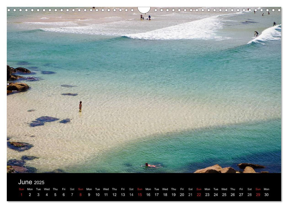 Beaches of Galicia (CALVENDO Monthly Calendar 2025)