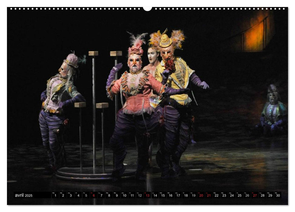 Alegria, Cirque du Soleil (CALVENDO Calendrier supérieur 2025)