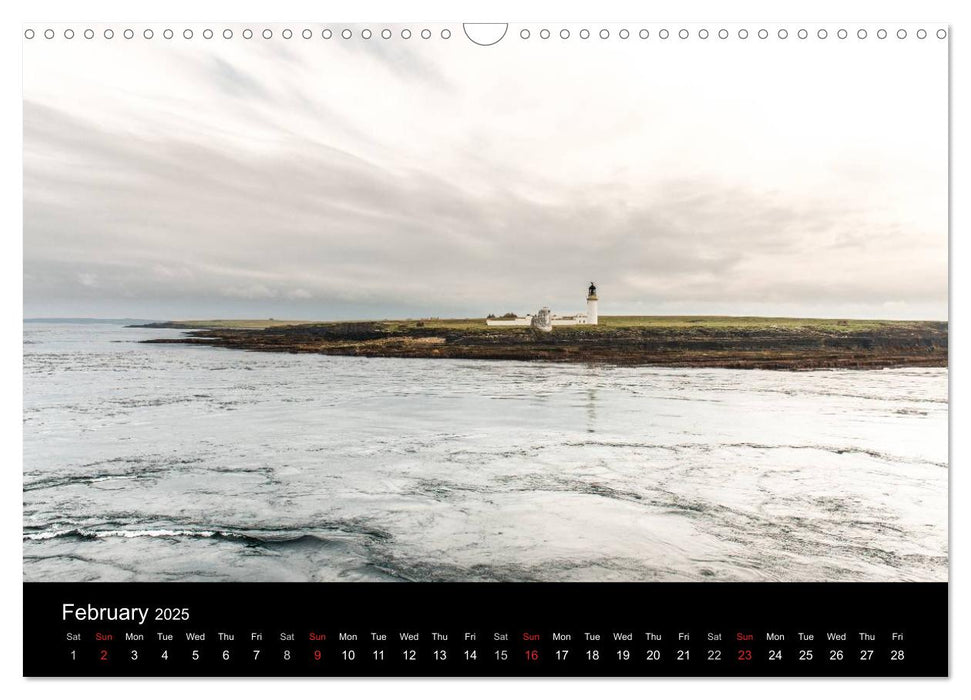 Orkney's Coastlines (CALVENDO Monthly Calendar 2025)