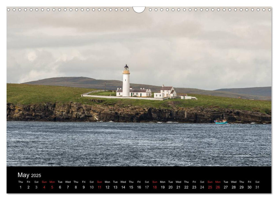 Orkney's Coastlines (CALVENDO Monthly Calendar 2025)