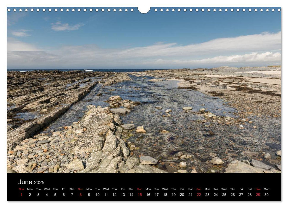 Orkney's Coastlines (CALVENDO Monthly Calendar 2025)