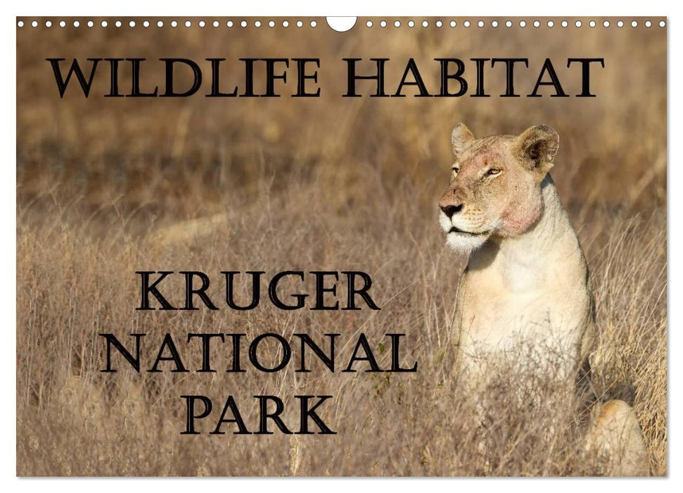 Wildlife Habitat Kruger National Park (CALVENDO Monthly Calendar 2025)