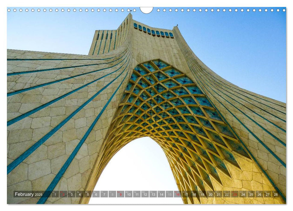 A journey through Iran (CALVENDO Monthly Calendar 2025)