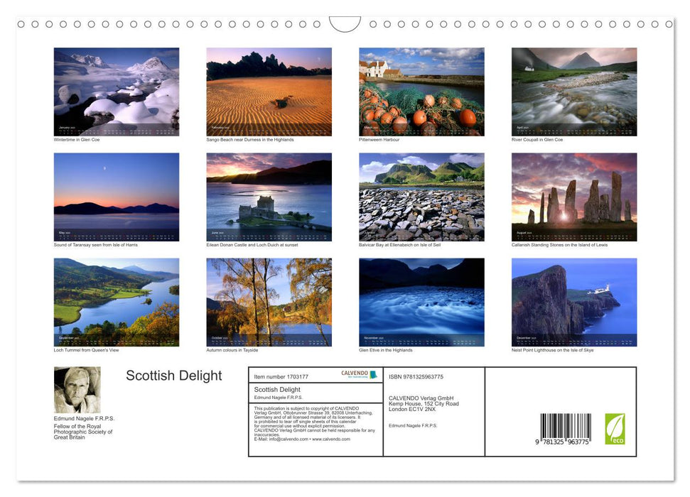 Scottish Delight (CALVENDO Monthly Calendar 2025)