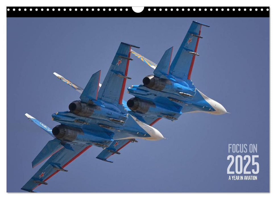 FOCUS ON 2025 Aviation Photography of Nick Delhanidis (CALVENDO Monthly Calendar 2025)