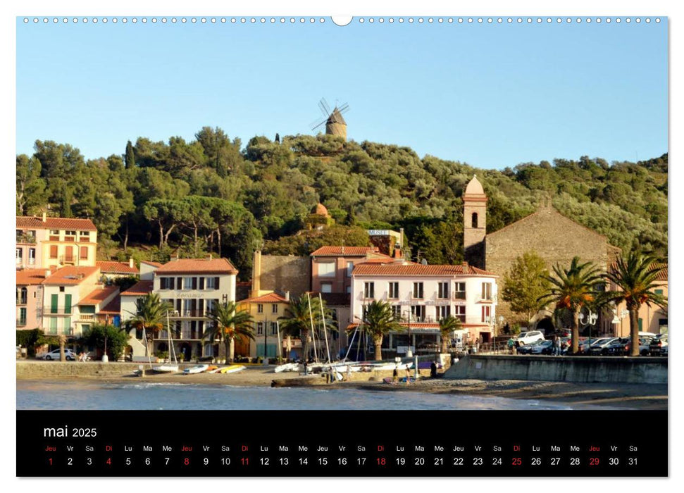 Un jour COLLIOURE (CALVENDO Calendrier supérieur 2025)