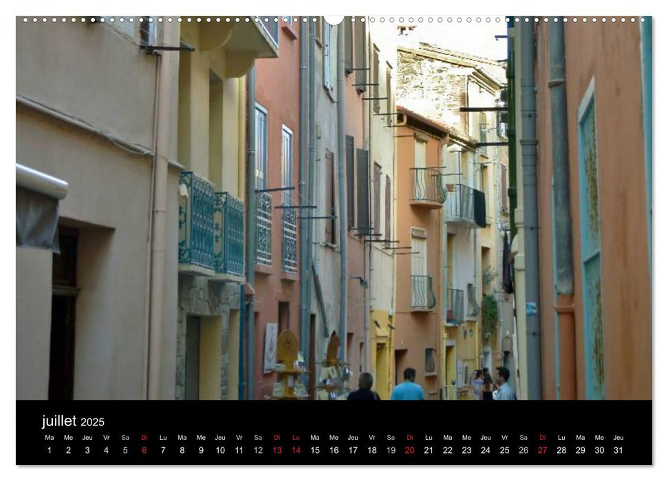 Un jour COLLIOURE (CALVENDO Calendrier supérieur 2025)