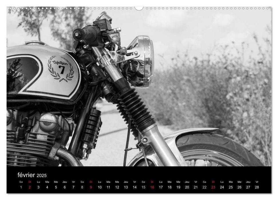 Une moto de caractère (CALVENDO Calendrier supérieur 2025)