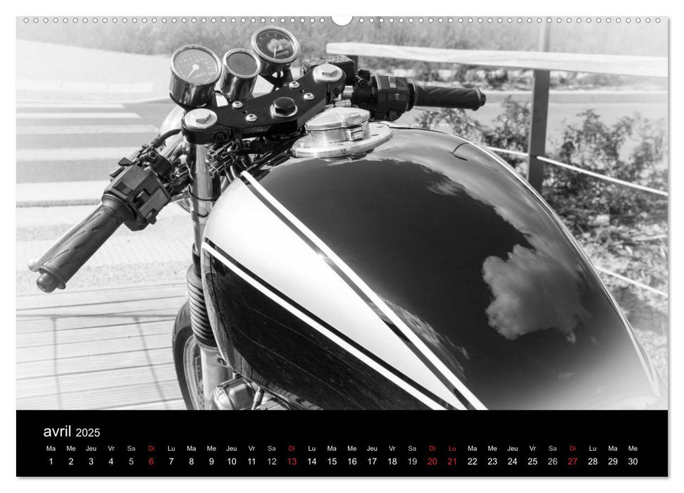 Une moto de caractère (CALVENDO Calendrier supérieur 2025)