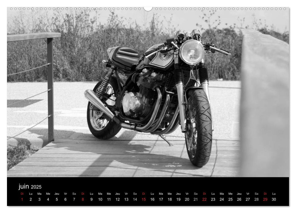 Une moto de caractère (CALVENDO Calendrier supérieur 2025)