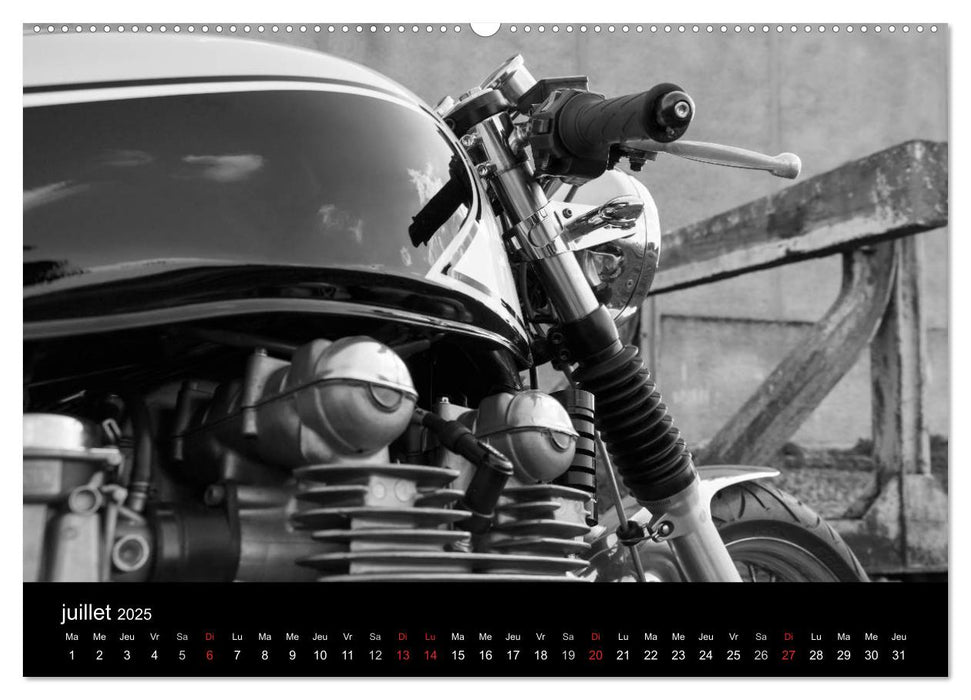 Une moto de caractère (CALVENDO Calendrier supérieur 2025)