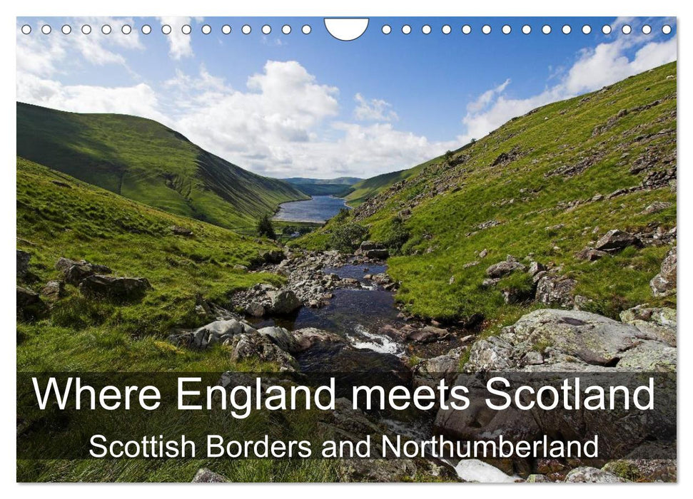 Where England meets Scotland (CALVENDO Monthly Calendar 2025)