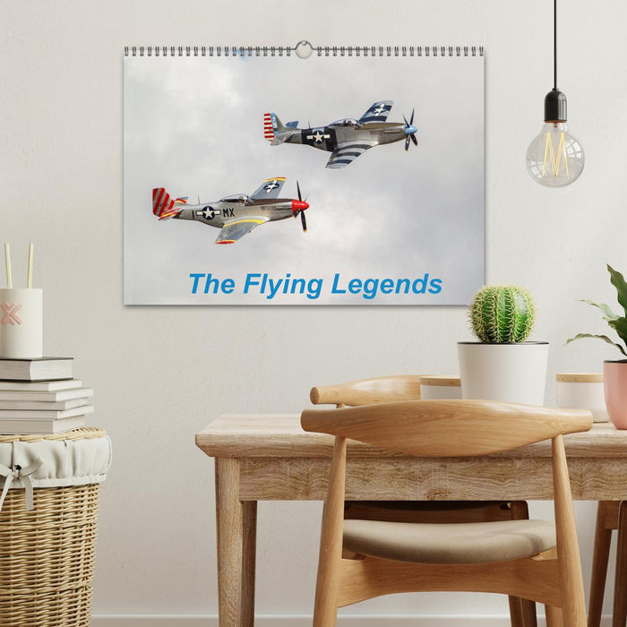 The Flying Legends (CALVENDO Monthly Calendar 2025)