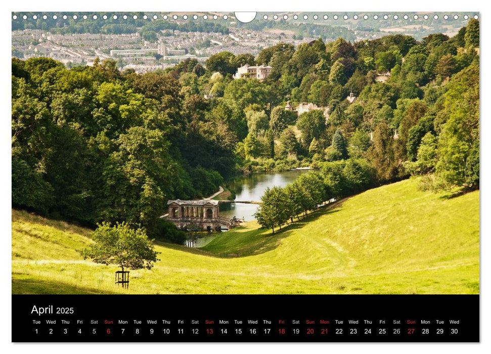 The Lovely Gardens of South England (CALVENDO Monthly Calendar 2025)