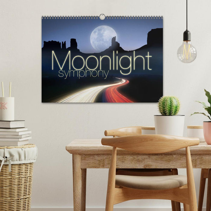 Moonlight symphony (CALVENDO Monthly Calendar 2025)