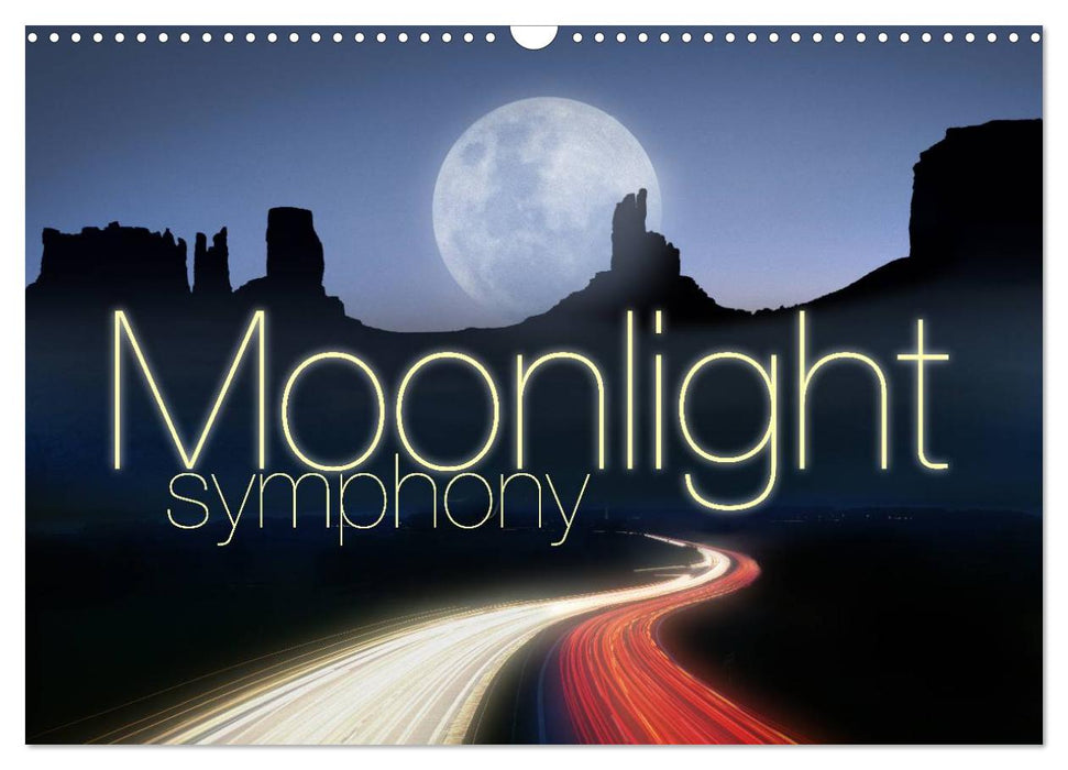 Moonlight symphony (CALVENDO Monthly Calendar 2025)