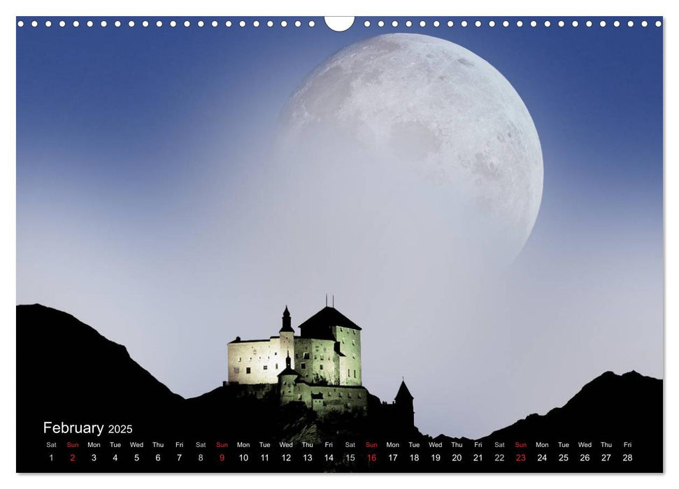 Moonlight symphony (CALVENDO Monthly Calendar 2025)