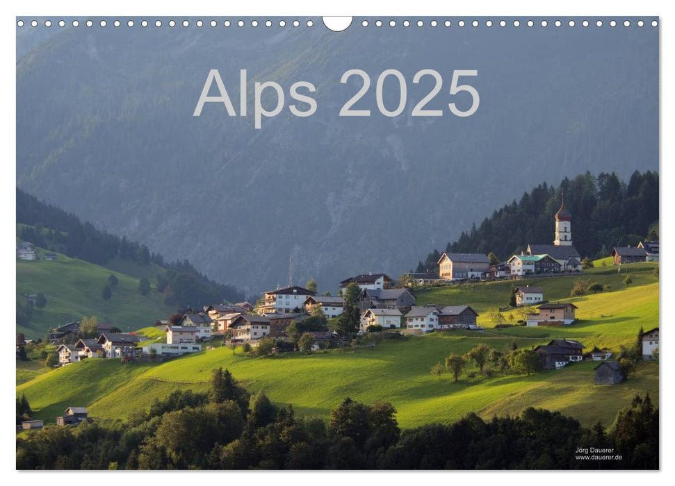 Alps 2025 (CALVENDO Monthly Calendar 2025)