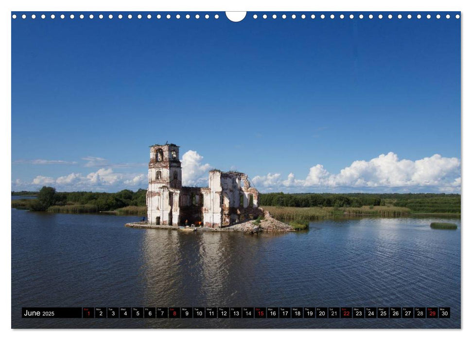 River Cruise Moscow to St. Petersburg (CALVENDO Monthly Calendar 2025)