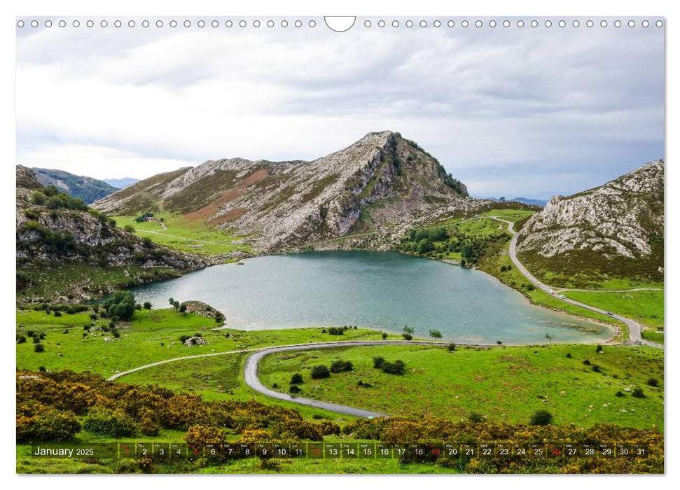 Picos de Europa - In and around the national park (CALVENDO Monthly Calendar 2025)