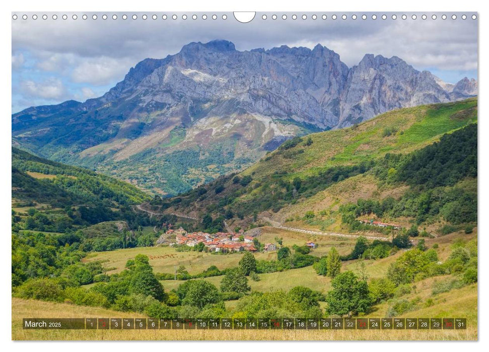 Picos de Europa - In and around the national park (CALVENDO Monthly Calendar 2025)