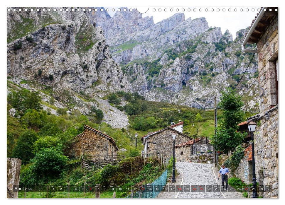 Picos de Europa - In and around the national park (CALVENDO Monthly Calendar 2025)