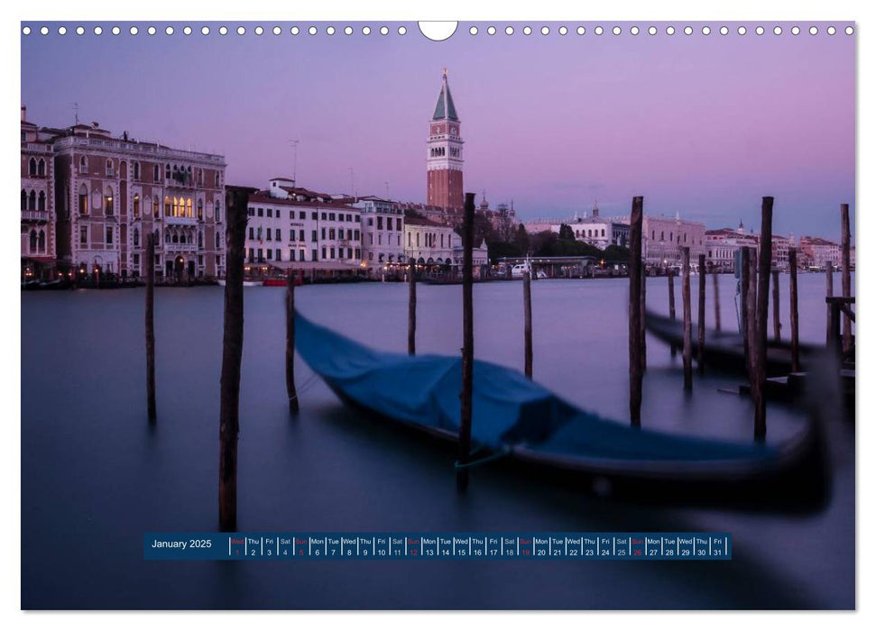 Magic Hour in Venice 2025 (CALVENDO Monthly Calendar 2025)