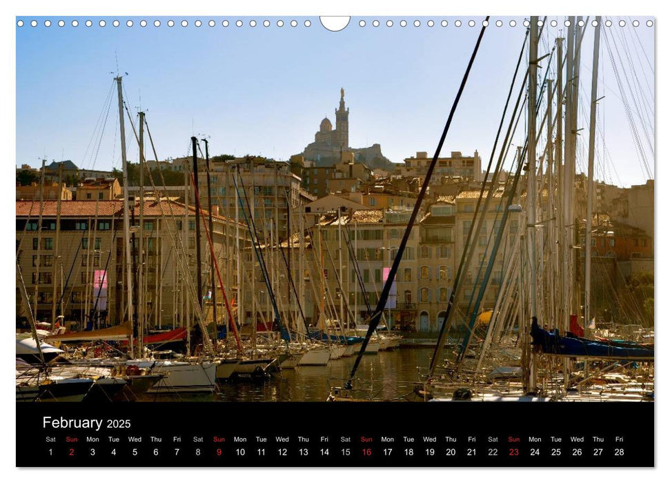 Marseille in my Heart (CALVENDO Monthly Calendar 2025)