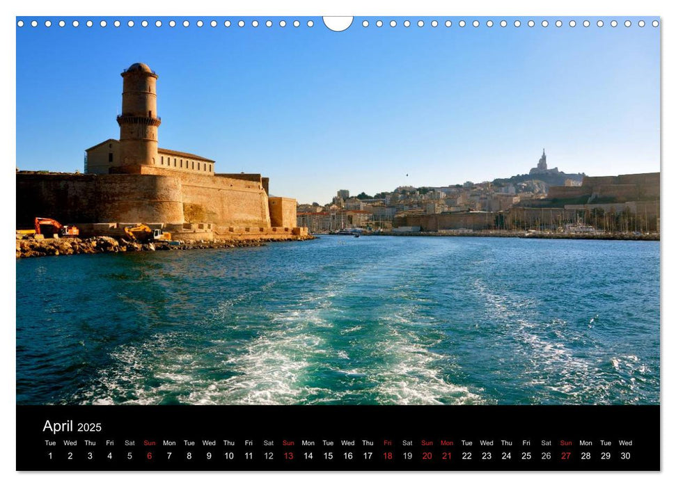 Marseille in my Heart (CALVENDO Monthly Calendar 2025)