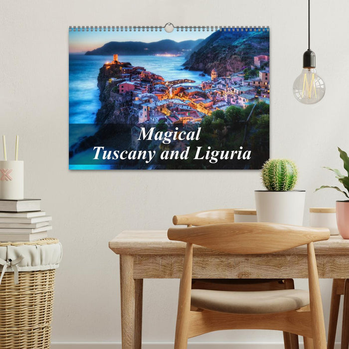 Magical Tuscany and Liguria (CALVENDO Monthly Calendar 2025)