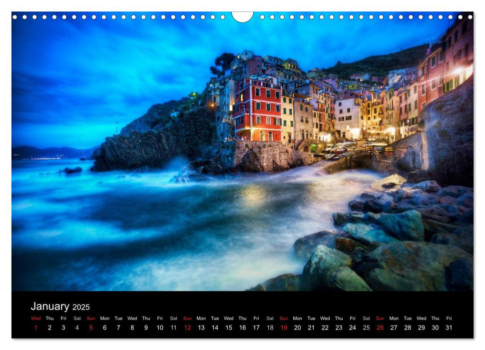 Magical Tuscany and Liguria (CALVENDO Monthly Calendar 2025)